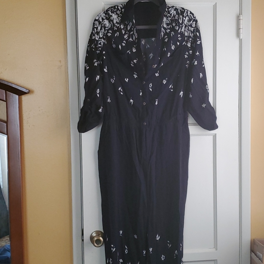 Anthropologie jumpsuit.